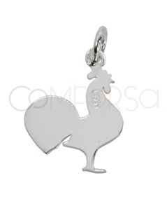 Gold-plated sterling silver 925 Le Coq pendant 11.6 x 16mm