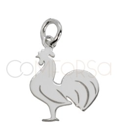 Gold-plated sterling silver 925 Le Coq pendant 11.6 x 16mm