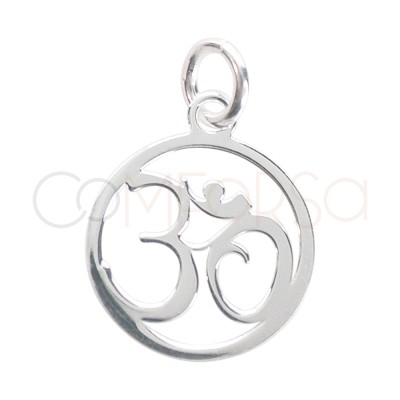 Sterling silver 925 Ohm pendant 12mm