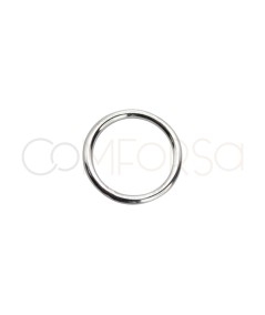 Sterling silver 925 circular jumpring connector 5mm