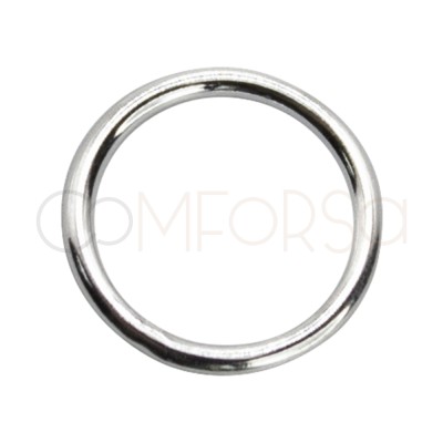 Sterling silver 925 circular jumpring connector 10mm