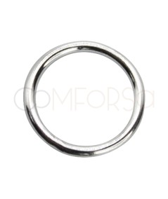 Sterling silver 925 circular jumpring connector 10mm