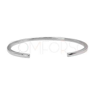 Sterling silver 925 square thread bracelet 70mm