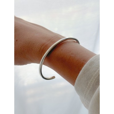 Sterling silver 925 square thread bracelet 70mm