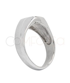 Sterling silver 925 signet ring 7mm