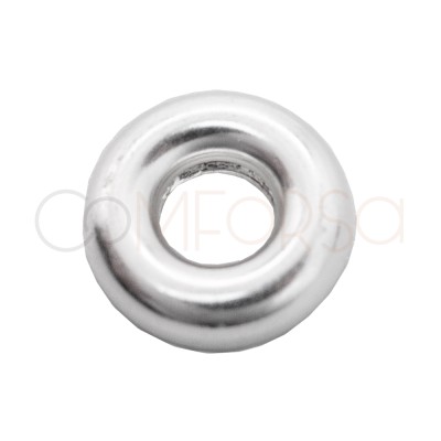 Sterling silver 925 donut 8mm with jump ring of 2.7mm