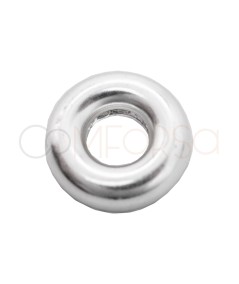 Sterling silver 925 donut 8mm with jump ring of 2.7mm