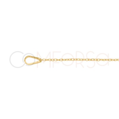 Gold-plated Sterling Silver 925 Lauburu Necklace