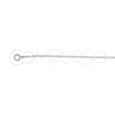 Sterling Silver 925 Box Bracelet 14 cm + 4 cm