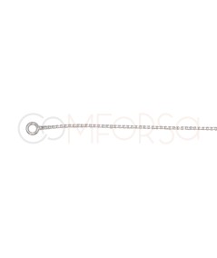 Sterling Silver 925 Box Bracelet 14 cm + 4 cm