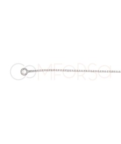 Sterling Silver 925 Split Venetian Chain 40 cm