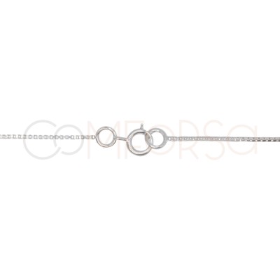 Sterling Silver 925 Split Venetian Chain 40 cm