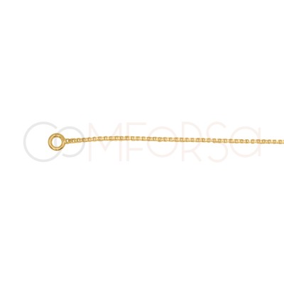 Gold-plated Sterling Silver 925 Split Box Chain 40 cm