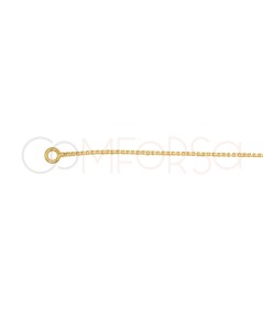 Gold-plated Sterling Silver 925 Split Box Chain 40 cm