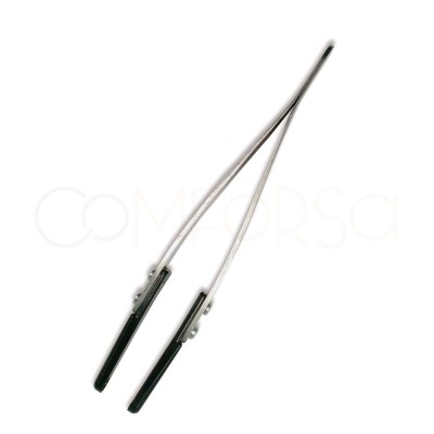 Gemstone Tweezers with Nylon/Plastic Jaw The Bead Smith