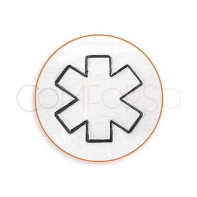 Medical Alert Design Metal Stamp 9.5 mm