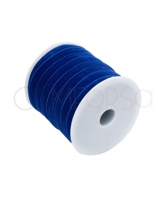 Dark Blue Velvet Elastic Band 10 mm