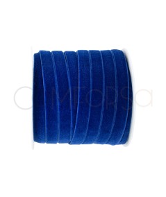 Dark Blue Velvet Elastic Band 10 mm