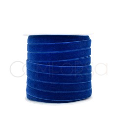 Dark Blue Velvet Elastic Band 10 mm