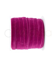 Dark Pink Velvet Elastic Band 10 mm