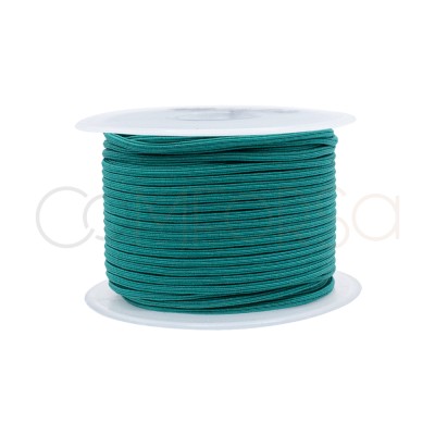 Dark Green Elastic Band 2 mm