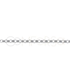 Sterling silver 925 belcher bracelet 5.5 x 2.5mm