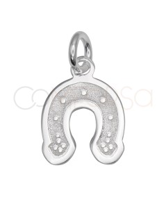 Sterling Silver 925 Horseshoe Pendant 9.4 x 12.4 mm