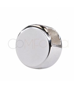 Round Smooth Connector 7 mm, 925 Silver