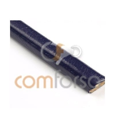 Purple Flat Leather Cord 8mm Premium Quality