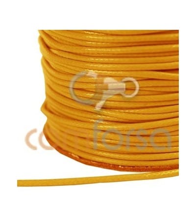 Orange Waxed Cord 1mm