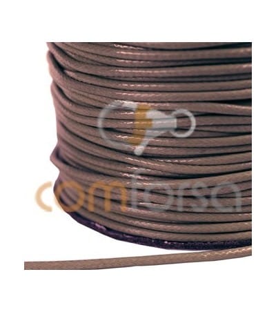 Brown Waxed Cord 1mm