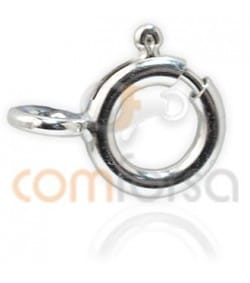 Sterling silver 925 Bolt ring 7 mm extra weight