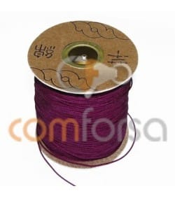 Deep Red Nylon Cord 1mm (meters)