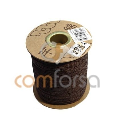 Dark Brown Nylon Cord 1mm (meters)