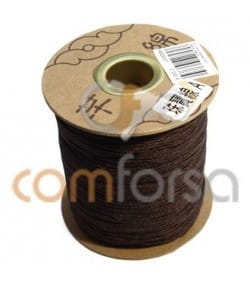 Dark Brown Nylon Cord 1mm (meters)