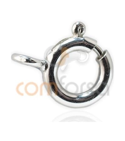Sterling silver 925 Bolt ring 8 mm extra weight silver 925