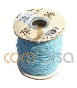 Sky Blue Nylon Cord 1mm (meters)