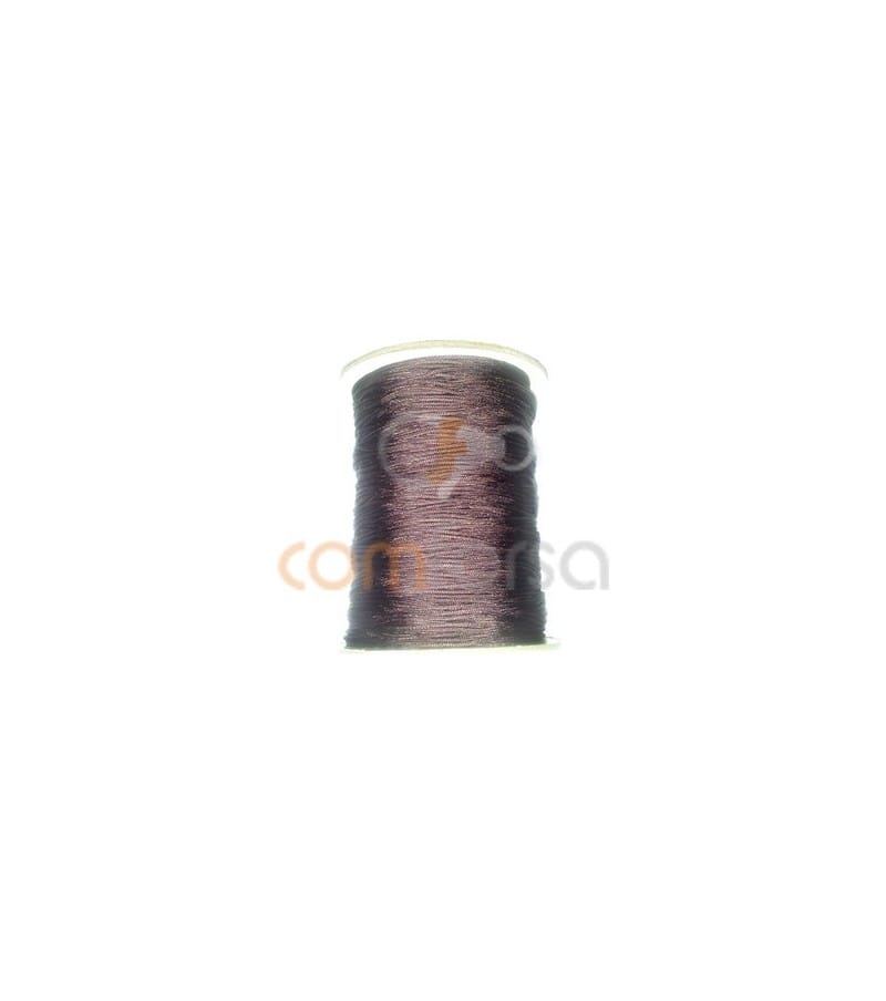 Braided Nylon 0.5mm (sold per meter) Brown 