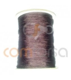 Braided Nylon 0.5mm (sold per meter) Brown 