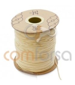 Braided Nylon 1mm (sold per meter) Beige