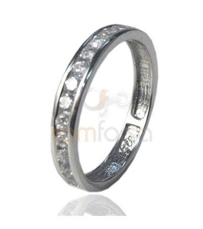 Sterling Silver 925 Zircon Ring