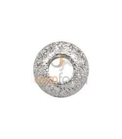 Sterling silver 925 Round laser cut bead 4 mm