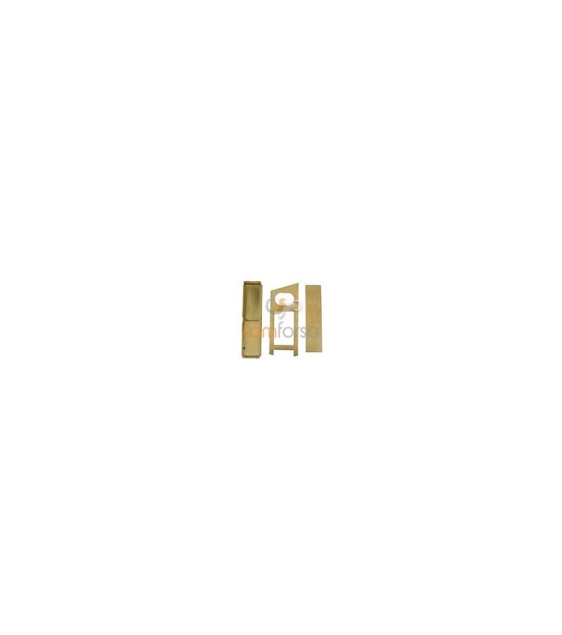 18kt Yellow gold cuff link system