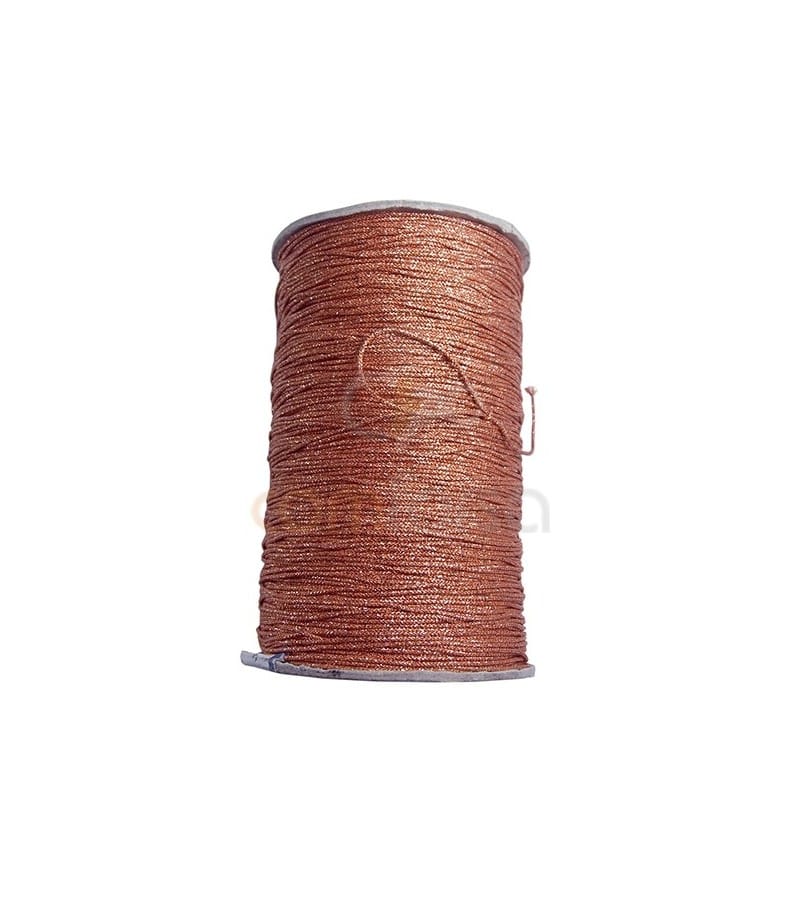 Japanese Orange Silk Cord 0,8mm (sold per meter)