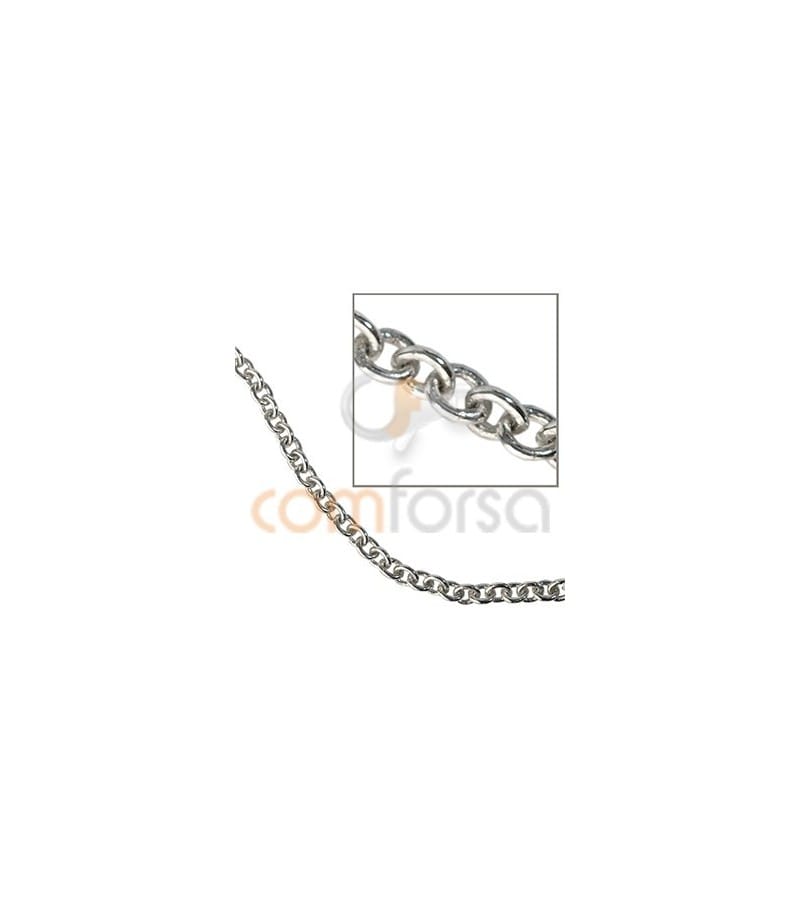Sterling silver 925 plain curb chain extra weight
