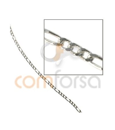 Sterling silver 925 thin figaro chain