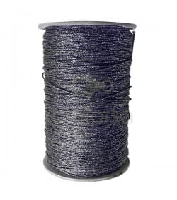 Japanese Black Silk cord 0,8 mm (sold per meters)