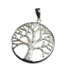 Sterling Silver 925 Tree of Life Pendant 25.2mm