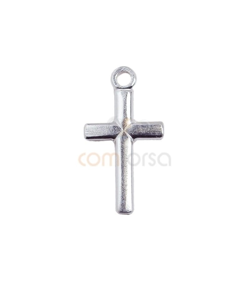Sterling Silver 925 Cross Pendant 8x15mm