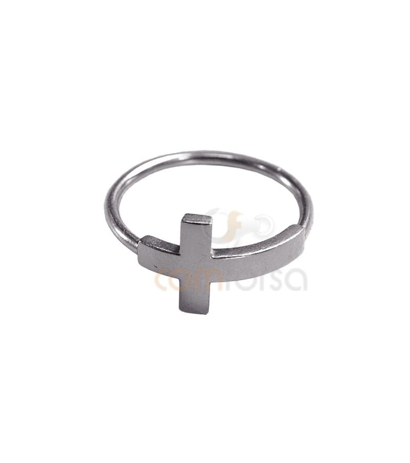 Sterling Silver 925 Cross Ring